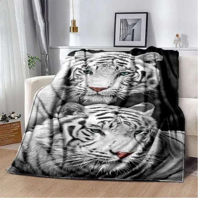 Tiger Couples Blanket