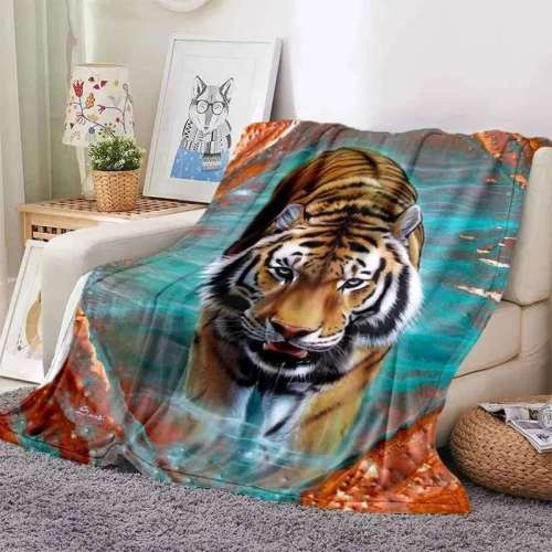 Animal Tiger Blanket