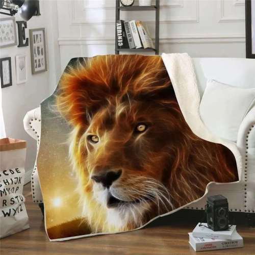 Cozy Lion Blanket