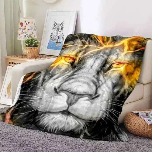 Lightning Lion Blanket