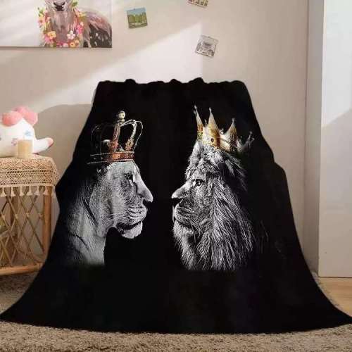 Lion King And Queen Blanket