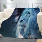 Thick Lion Galaxy Blanket