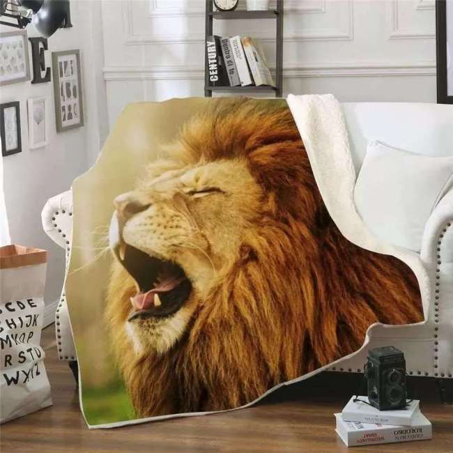 Animal Lion Blanket
