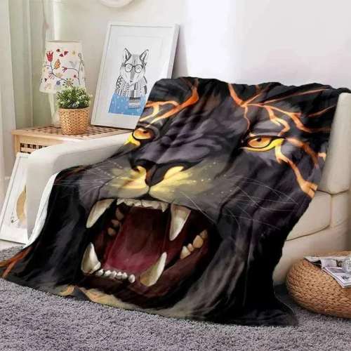 Roar Lion Fleece Blanket
