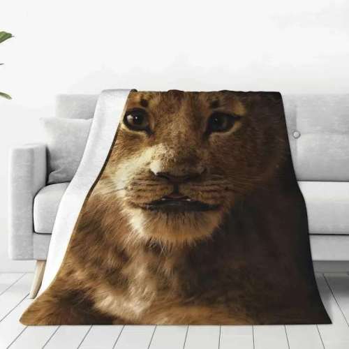 Soft Lion Cub Blanket