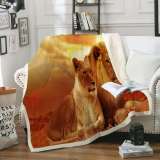 Lion King And Queen Blanket