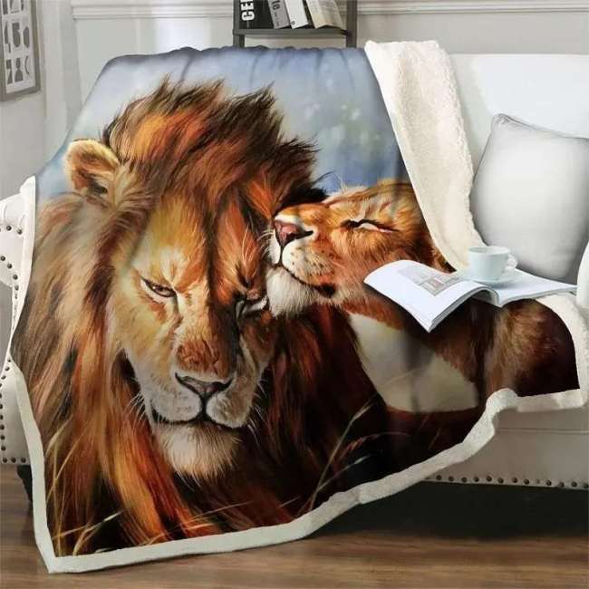Lion Lovers Blanket