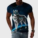 Family Matching T-shirt Wolf Galaxy T-Shirt