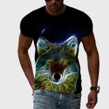 Abstract Wolf T-Shirt