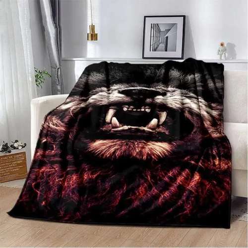 Lion Blanket For Home