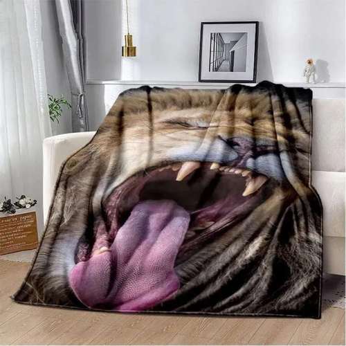 Sleepy Lion Blanket