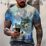 Family Matching T-shirt Mountain Wolf T-Shirt