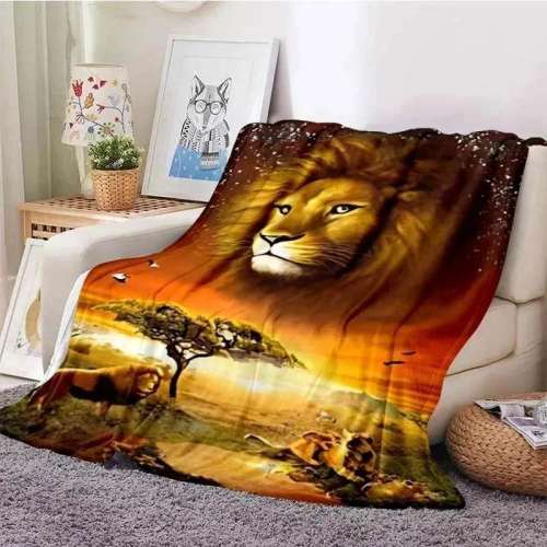 Lion Theme Blanket