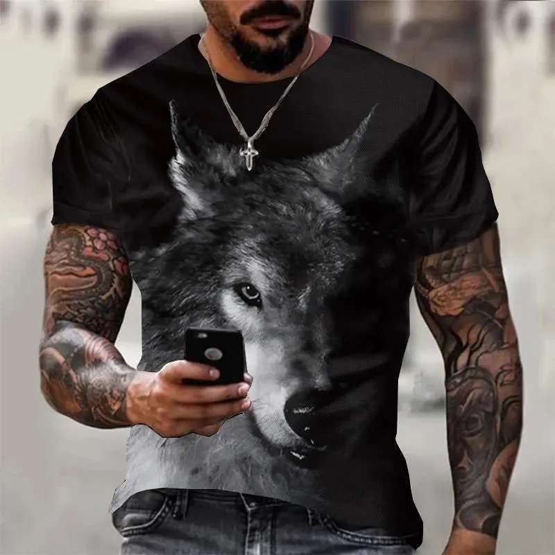 Black Wolf Shirt TheWildLifeJewelry