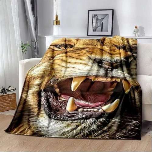 Unisex Lion Blanket