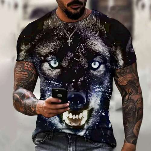 3D Wolf T-Shirt