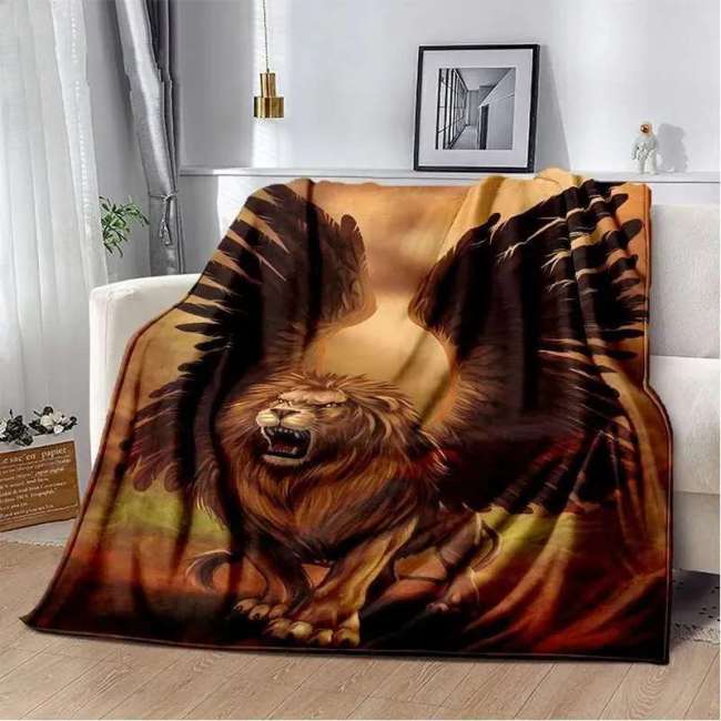 Angel Lion Blanket