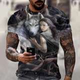 Family Matching T-shirt Wolf Girl Shirt