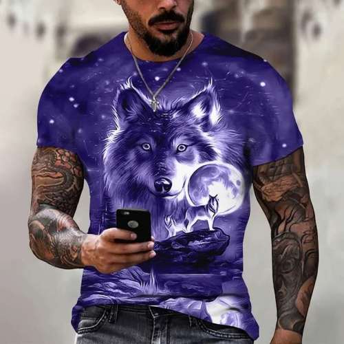 Purple Wolf Moon T-Shirt