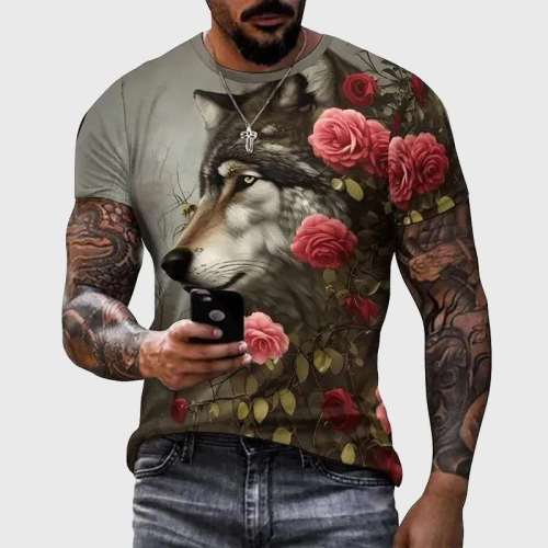 Wolf Flower T-Shirt