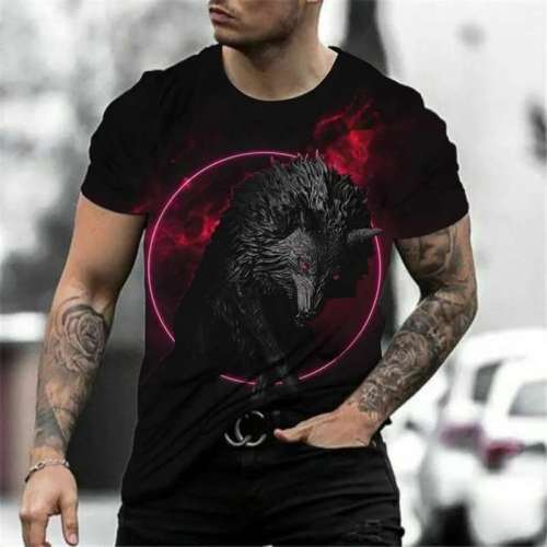 Black Wolf Moon Shirt