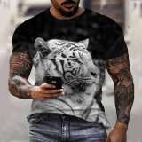 Family Matching T-shirt Black Shirt With Tiger