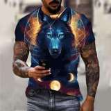 Family Matching T-shirt Cosmic Wolf T-Shirt