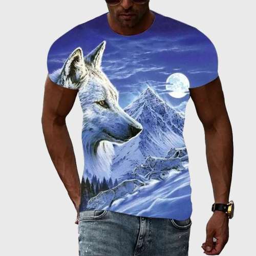 Moon Mountain Wolf T-Shirt