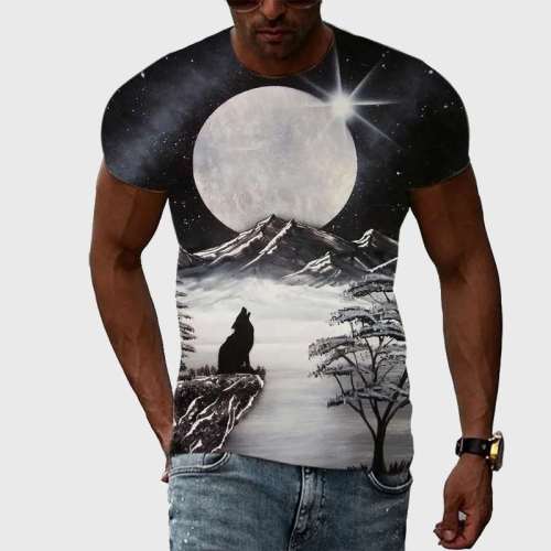 Lone Wolf Moon T-Shirt
