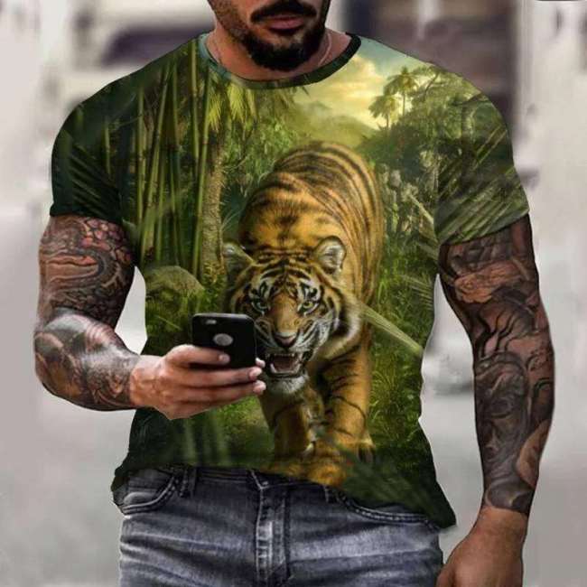 Family Matching T-shirt Jungle Tiger Shirt