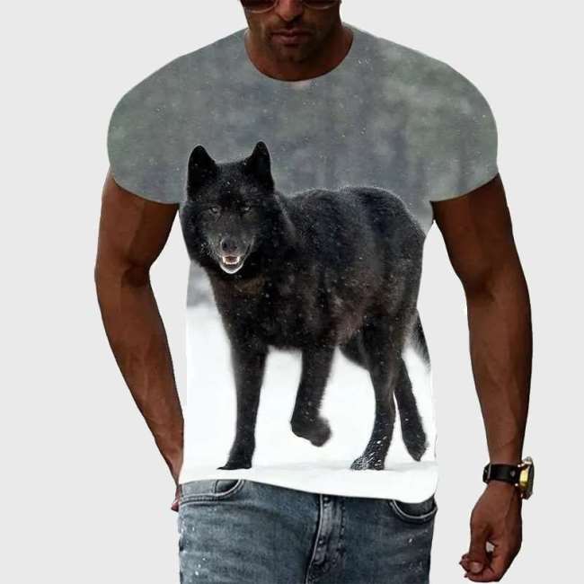 Black Wolf Tee Shirt
