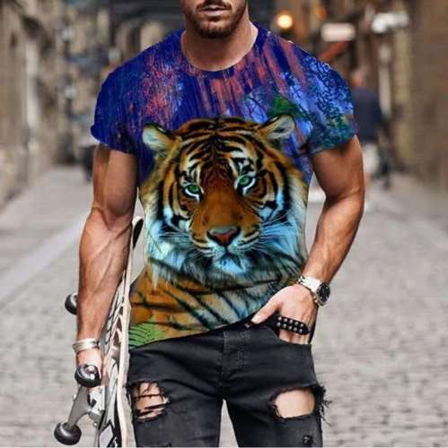 Family Matching T-shirt Tiger T-Shirt For Men