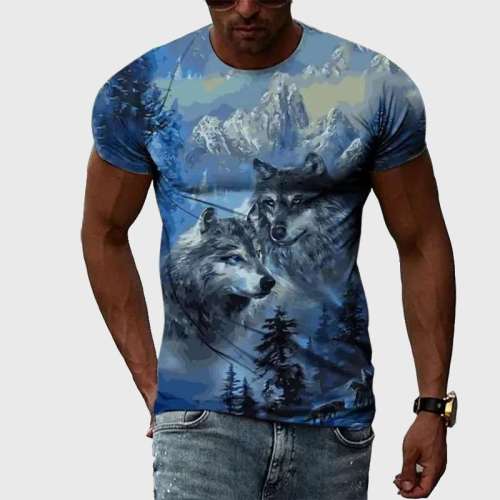 Blue Mountain Wolf T-Shirt