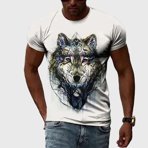 Geometrical Wolf T-Shirt