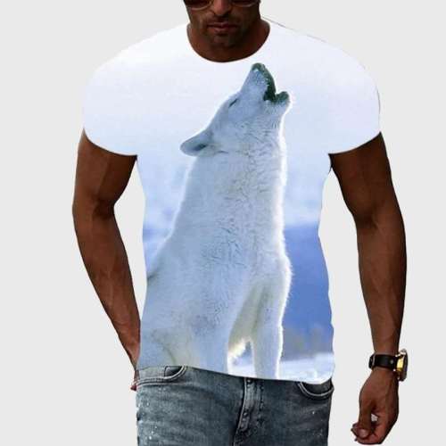 White Wolf Howl T-Shirt
