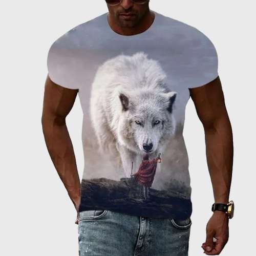 Family Matching T-shirt Human Wolf T-Shirt