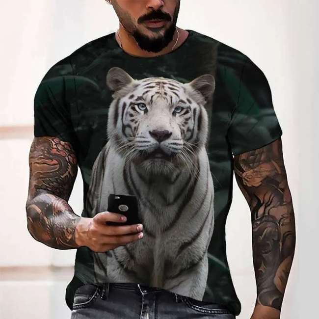 Family Matching T-shirt Tiger Print T-Shirt