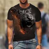 Family Matching T-shirt Fire Tiger T-Shirt