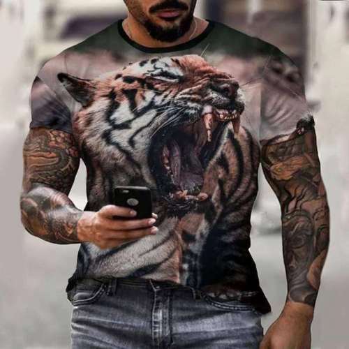 Family Matching T-shirt Summer Tiger T-Shirt