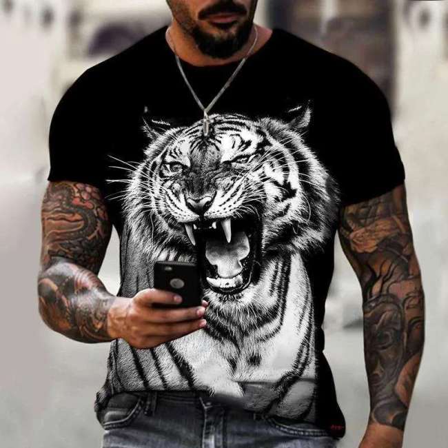 Family Matching T-shirt Unisex Tiger T-Shirt