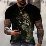 Family Matching T-shirt Tiger Printed T-Shirt For Men
