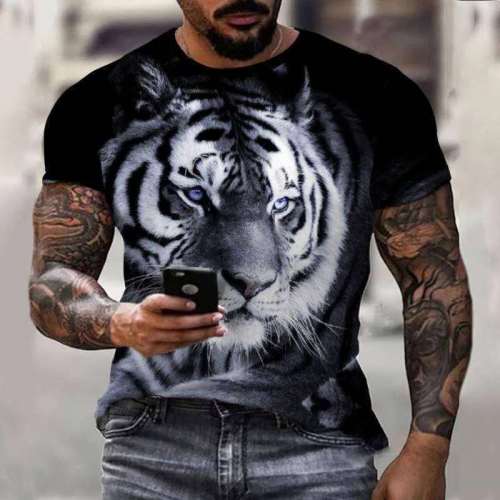 Family Matching T-shirt Tiger T-Shirt Men