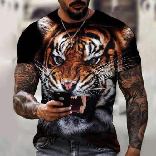 Men's Tiger Graphic T-Shirt