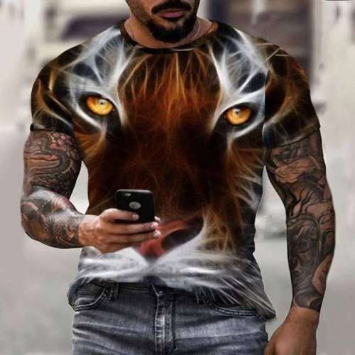 Tiger Pattern T-Shirt