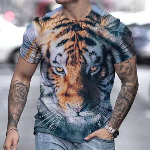 Family Matching T-shirt Tiger T-Shirt Men's