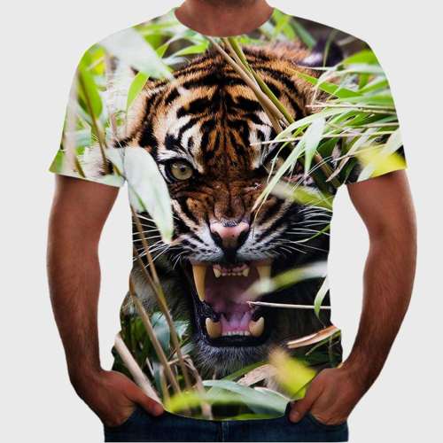 Forest Tiger Print T-Shirt