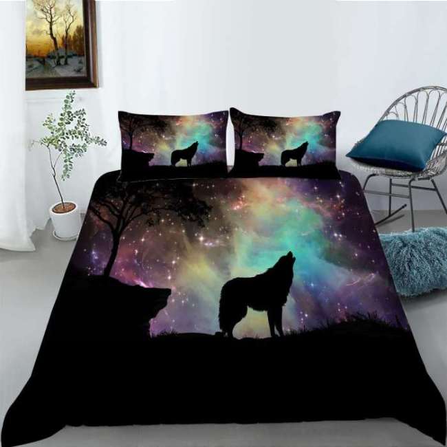 Howling Wolf Bedding