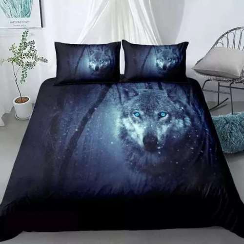 Jungle Wolf Bedding