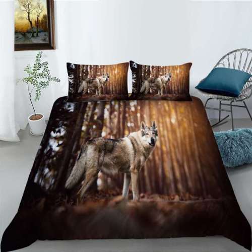 Wolf Dog Bed Comforters