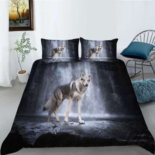 Wolf Dog Bed Comforters
